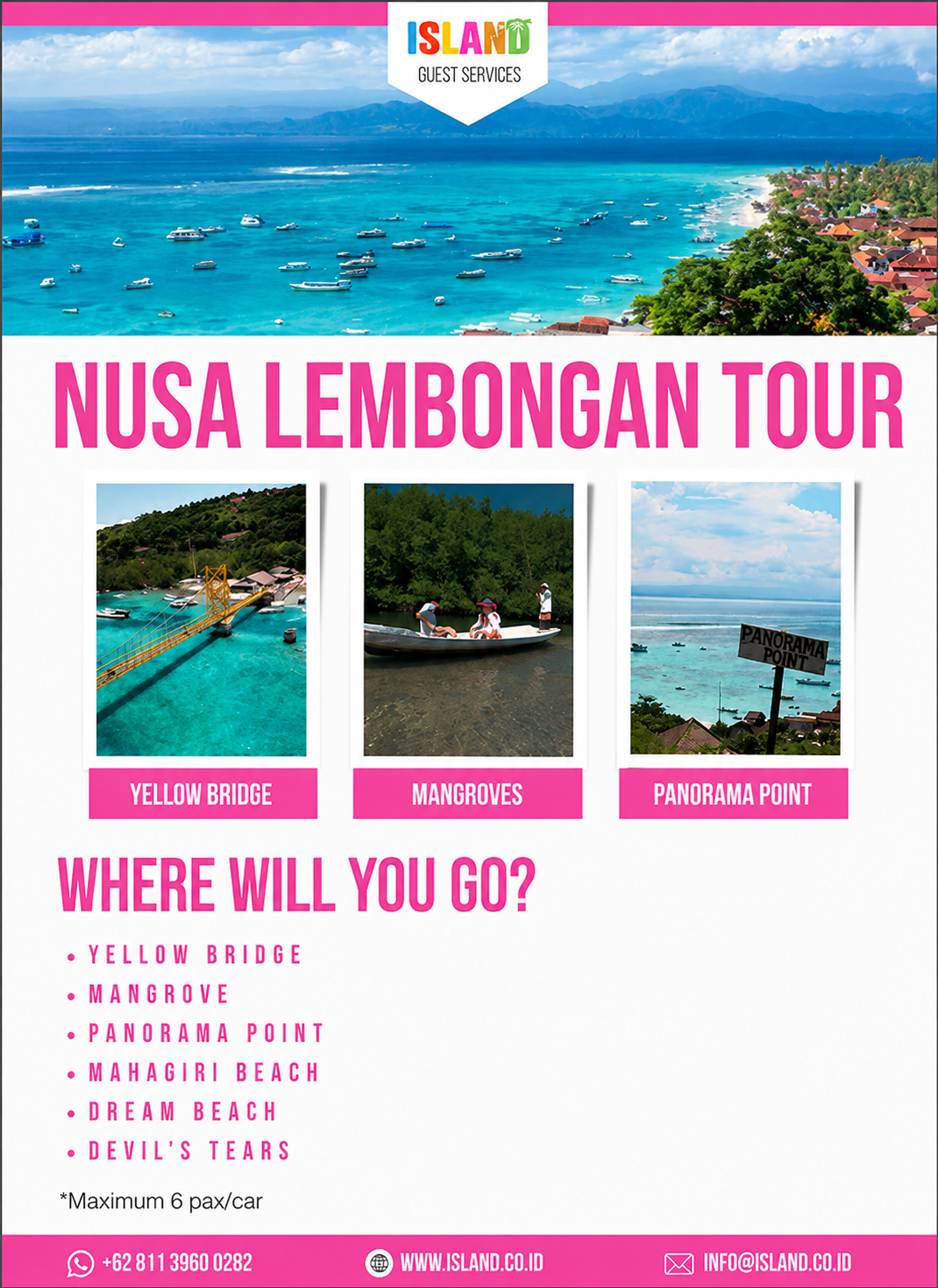 Nusa Lembongan Tour