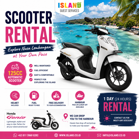 Scooter Rental Nusa Lembongan