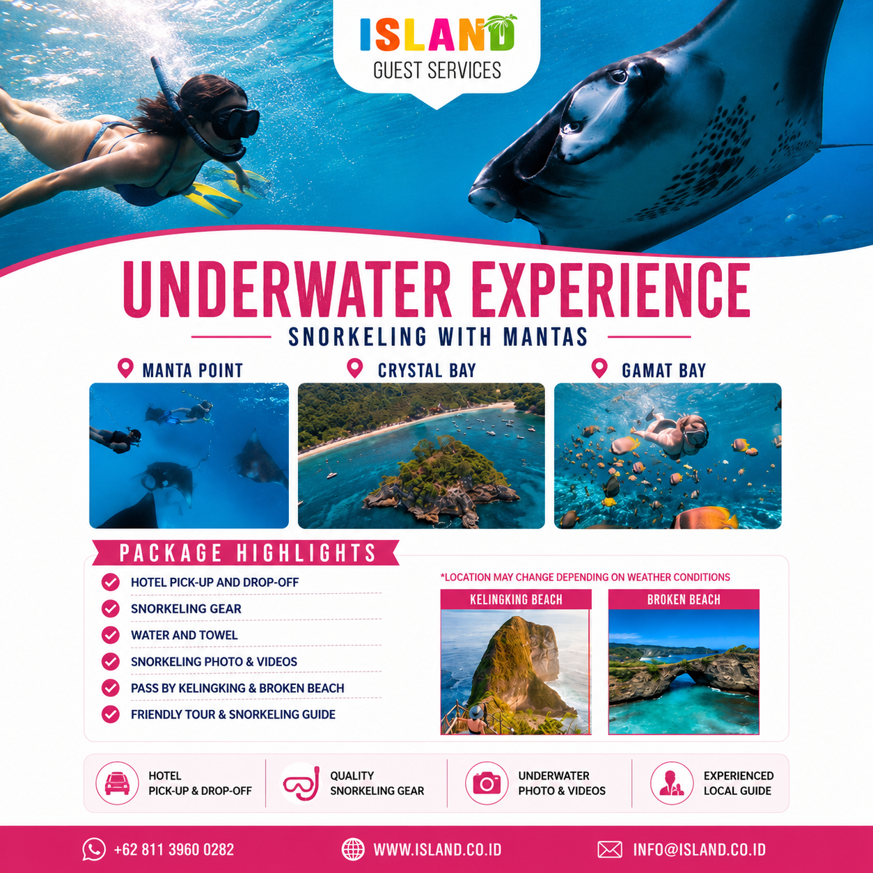 Snorkeling with Manta - Manta Point